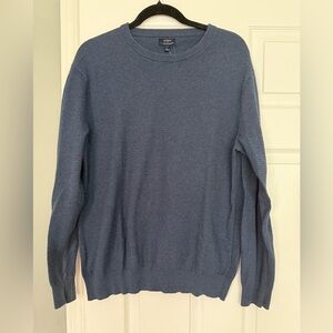 J.Crew men’s 100% cotton navy blue sweater
